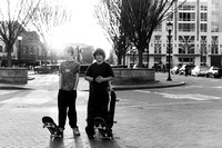 Skaters at Vance Park - Feb 2025